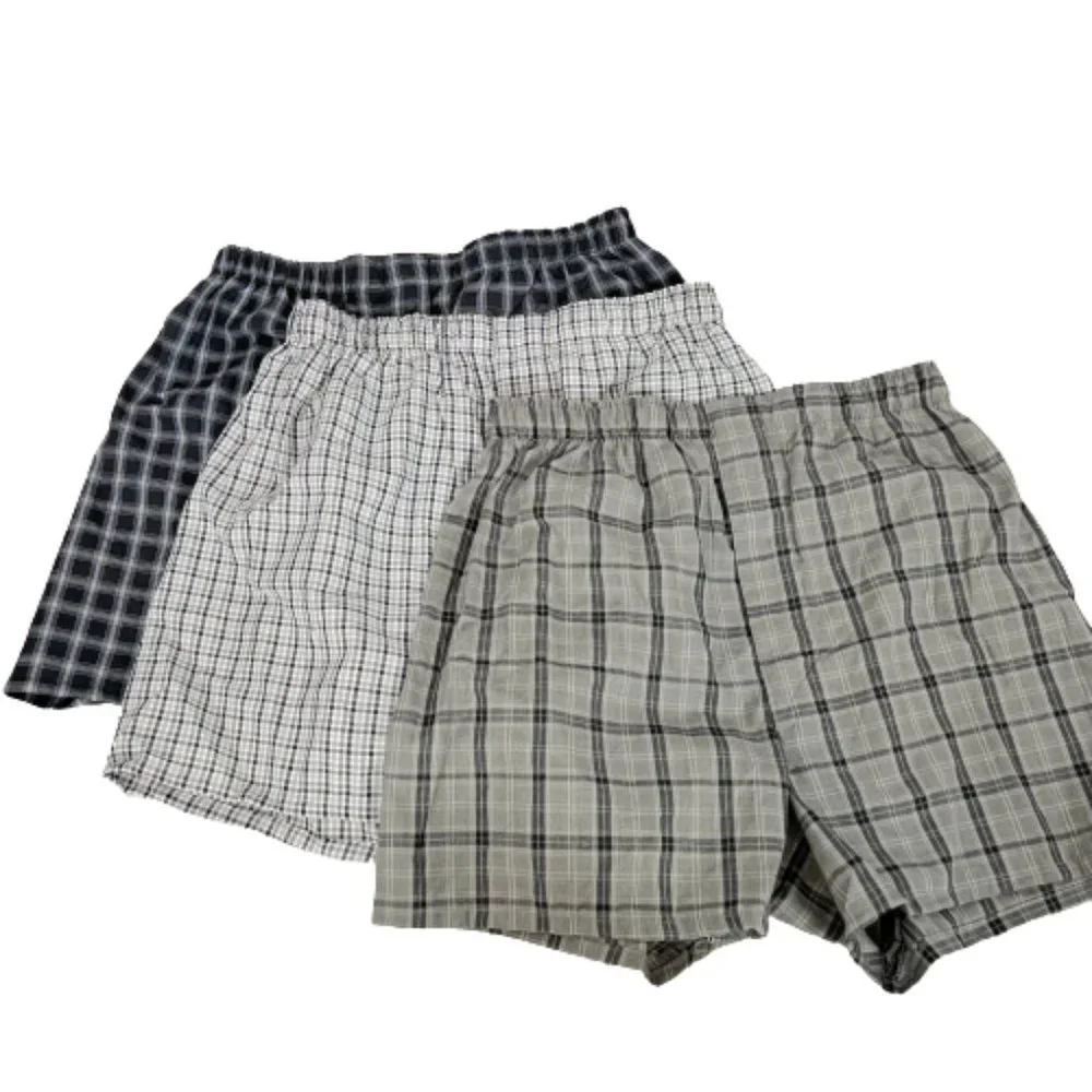 Nordstrom Men's Plaid Boxer 3 Pack NEW Size Small NWOT